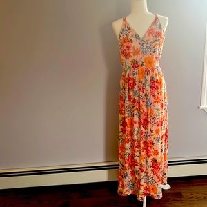 GAP floral maxi dress